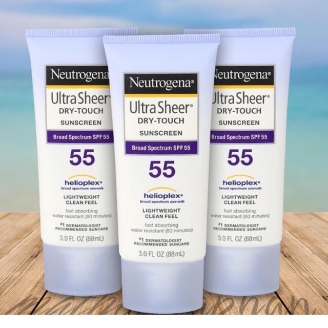 (sale xã hàng ) Kem Neutrogena Ultra Sheer Dry Touch SPF 55 -88g, 147g