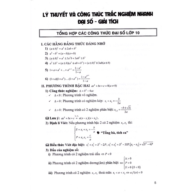 Sách - Thủ thuật giải nhanh môn toán phương pháp trắc nghiệm và máy tính Casio