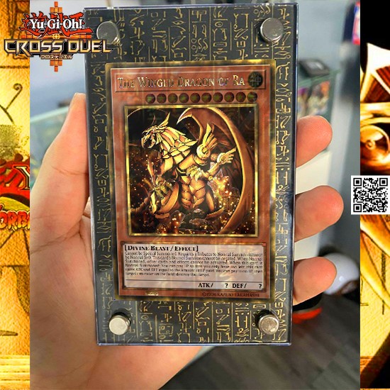 Bài Yugioh tam đại ma thần Lá Obelisk The Tormentor Slifer The Sky Dragon The Winged Dragon Of Ra TẶNG Top Loader bảo vệ