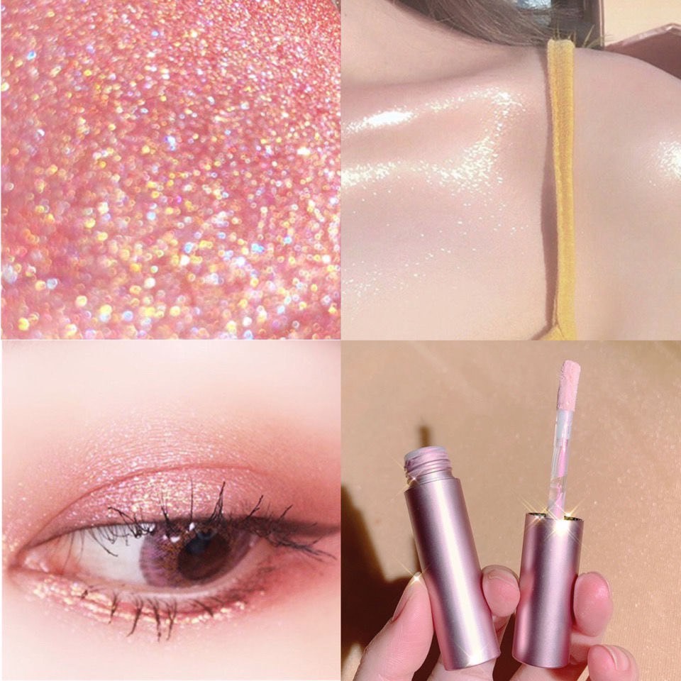 ✨✨CAPPUVINI   Phấn Mắt Bắt Sáng Dạng Lỏng Ánh Ngọc Trai Lấp Lánh