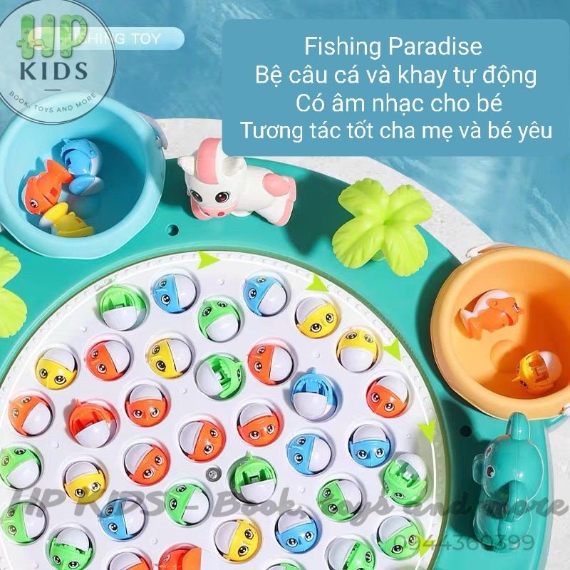 Bộ Bàn Câu Cá Cho Bé GO FISHING