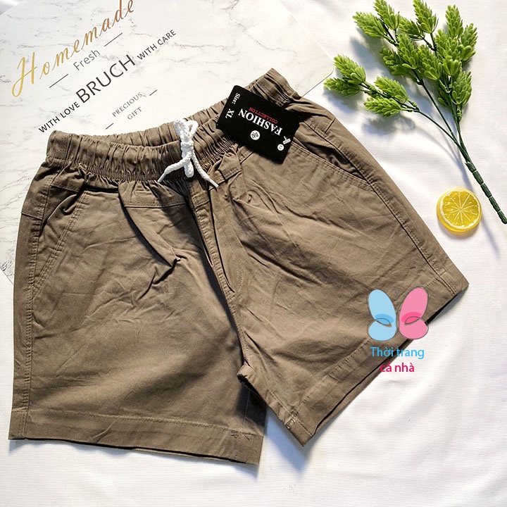 Quần đùi nữ từ 55-66kg vải kaki tốt có độ giãn - hàng đẹp - lưng thun có dây rút - DEPDAI | BigBuy360 - bigbuy360.vn
