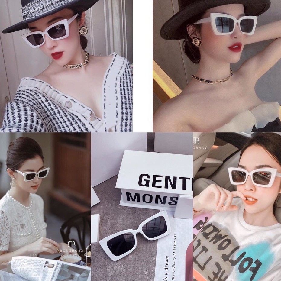 Kính mát nữ chữ D cute đẹp giá rẻ, kính râm chống tia UV phong cách Hàn Quốc 037
