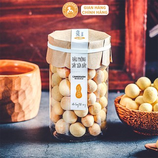 Đậu phộng sấy sữa bắp L'angfarm Giòn, ngon, béo, hương vị vừa miệng, hấp dẫn.