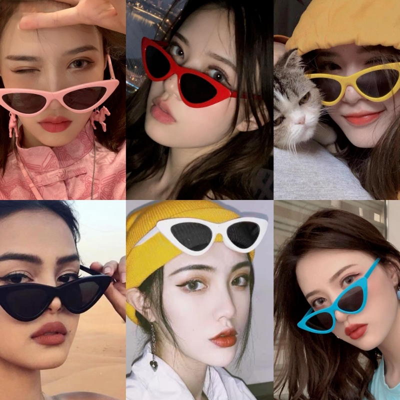 Kính Mát Mắt Mèo Thời Trang Mùa Hè Kiểu Hàn Quốc Cổ Điển Cho Cả Nam Và Nữ