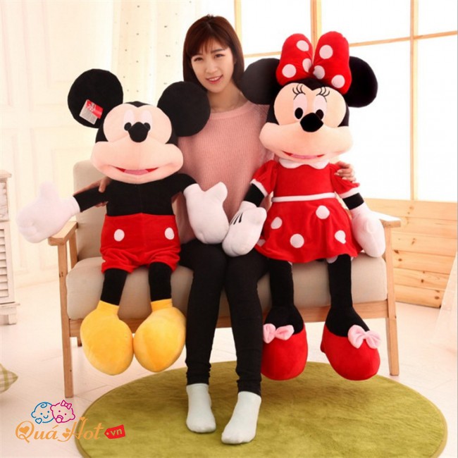 Gấu Bông Chuột Mickey Siêu Lớn - 130Cm