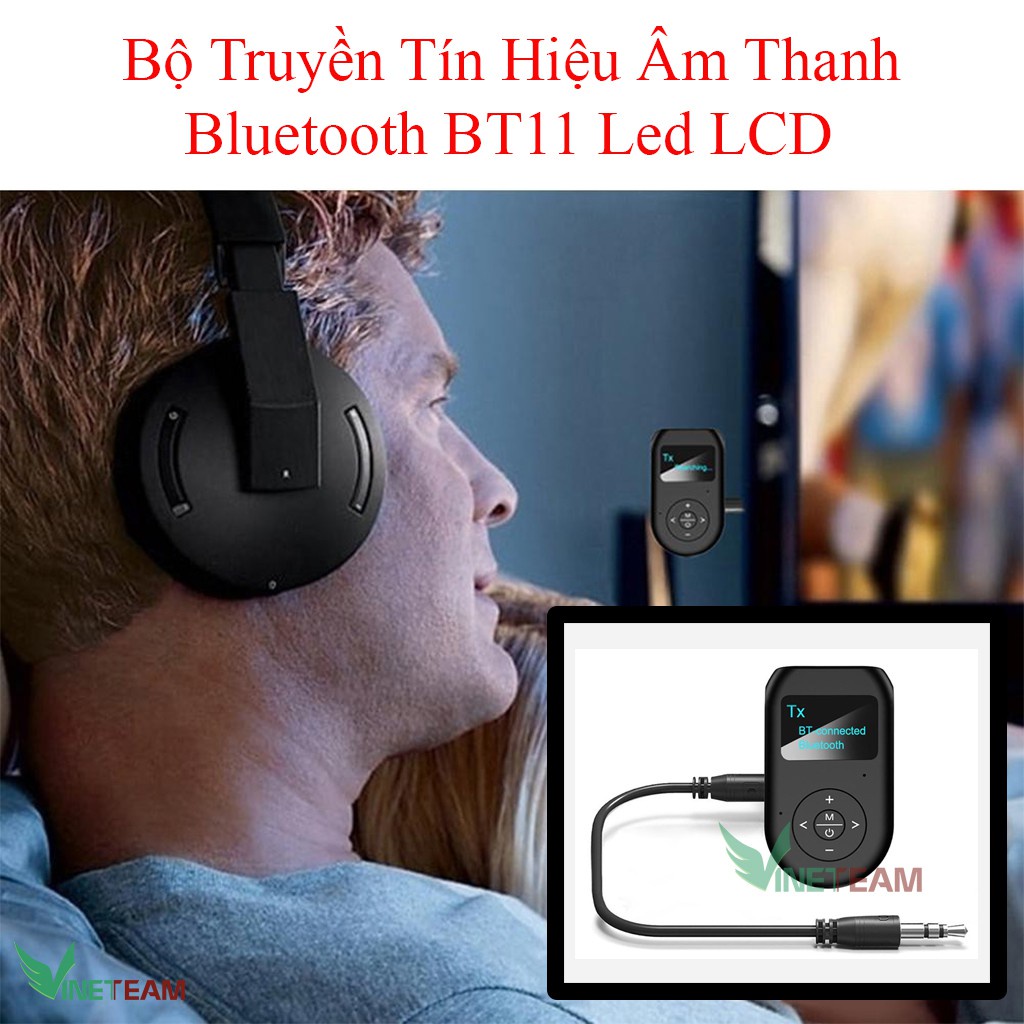 Thiết Bị Thu Phát Âm Thanh Bluetooth Chuyên Nghiệp Bt11 màn hình LCD -dc4355