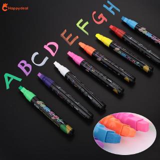 Hộp 8 cây bút phấn dạng lỏng dùng vẽ bảng đèn LED