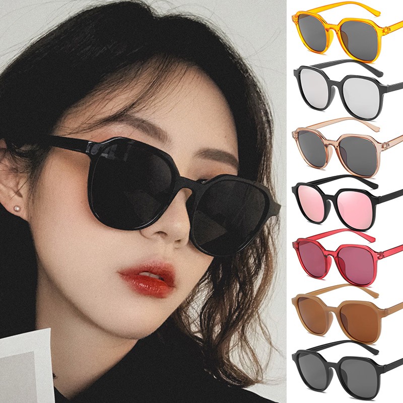 Kính mát gọng nhựa tròng nhiều màu tùy chọn thời trang hàn quốc cho nữ