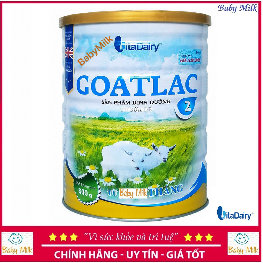Sữa dê Goatlac gold 0+ (800g) date 2023