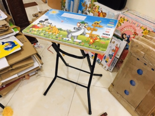Bàn gấp chân cao 75cm sơn tĩnh điện siêu bền
