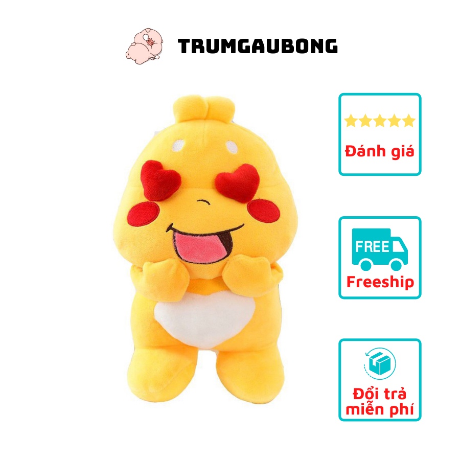 Gấu Bông Ong Vàng - Qoobee Gối Ôm Hình Thú Khủng Long Ong Vàng Mềm Mịn Siêu Đáng Yêu Nhiều Size 35cm-1m st135
