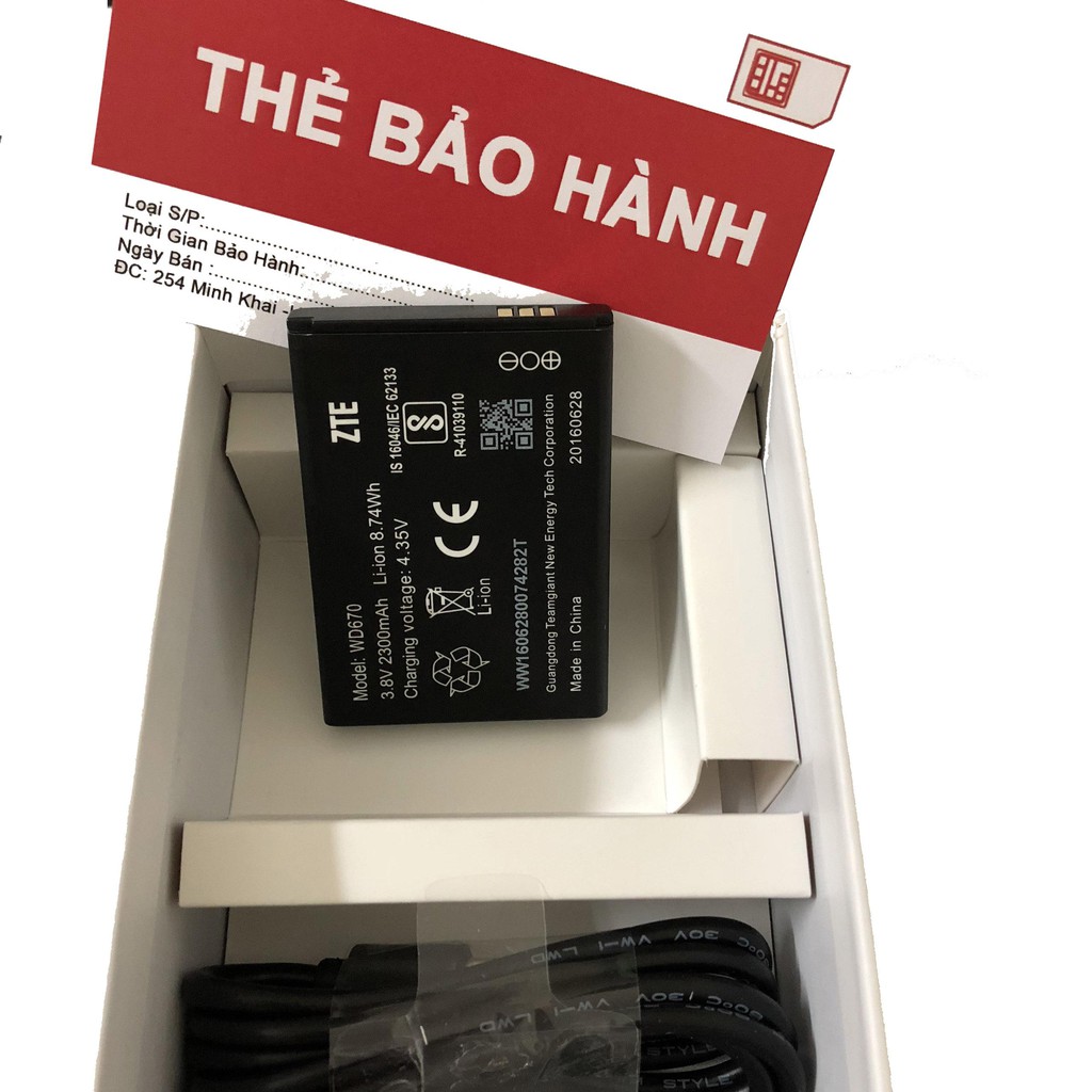 Pin Gắn Trong Thay Thế Cho Thiết Bị Phát Wifi ZTE WD670