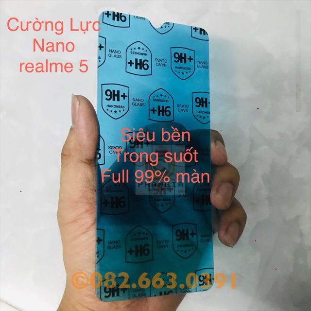 Kính cường lực Realme 5/ Realme 5 pro full màn, full keo