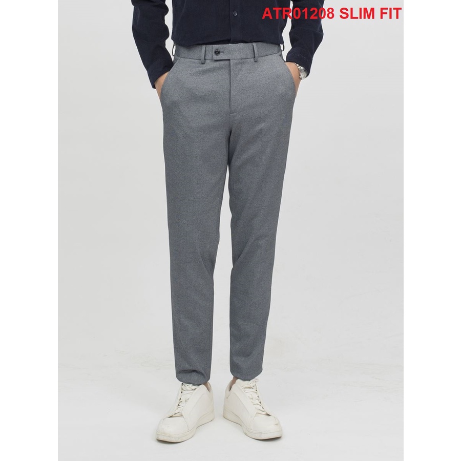 Quần Âu Aristino Vải Co Giãn Không Nhăn Không Cần Là Ủi Form Slim ATR01208