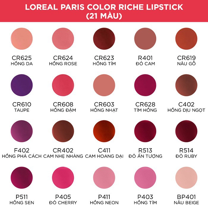 Son Màu Mịn Môi L'Oreal Paris Color Riche 3.7g - CR608 Hồng Đậm