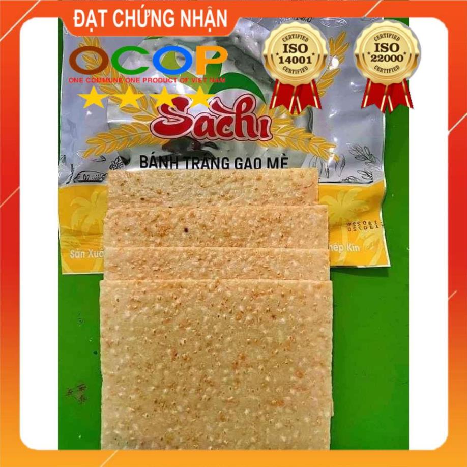 Thùng bánh tráng gạo mè nướng sẵn Sachi 50 gói*75gr