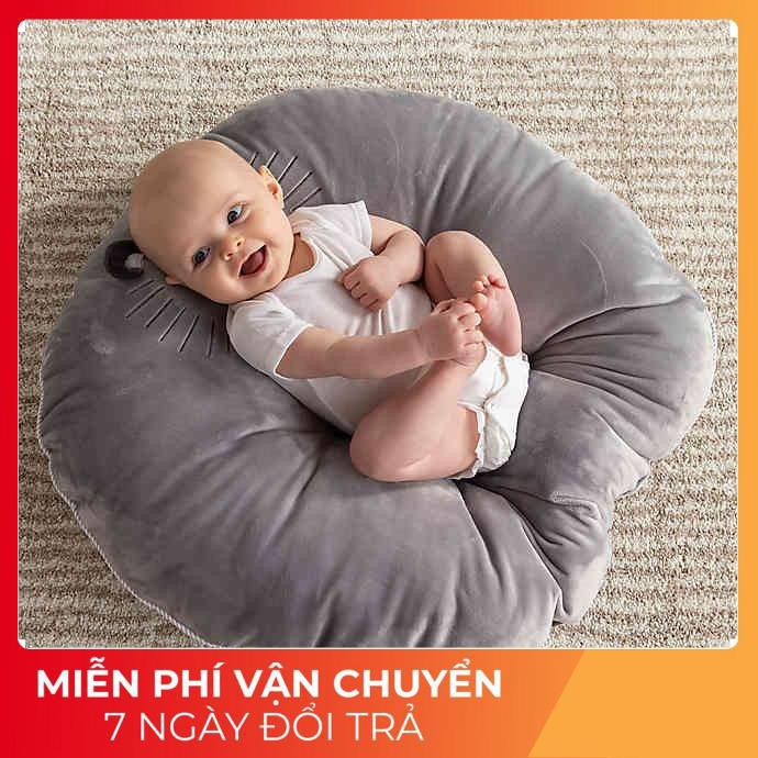 Gối Chống Trào Ngược Boppy Preferred Newborn Lounger Gray Lion