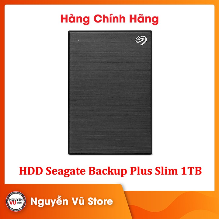 Ổ Cứng Di Động HDD Seagate Backup Plus Slim 1TB 2.5" USB 3.0 - Hàng Chính Hãng