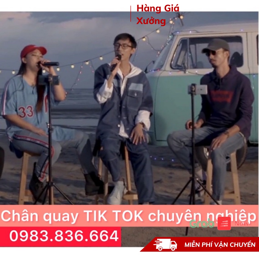 Chân Quay video, livestream, đế 3 chân chắc chắn
