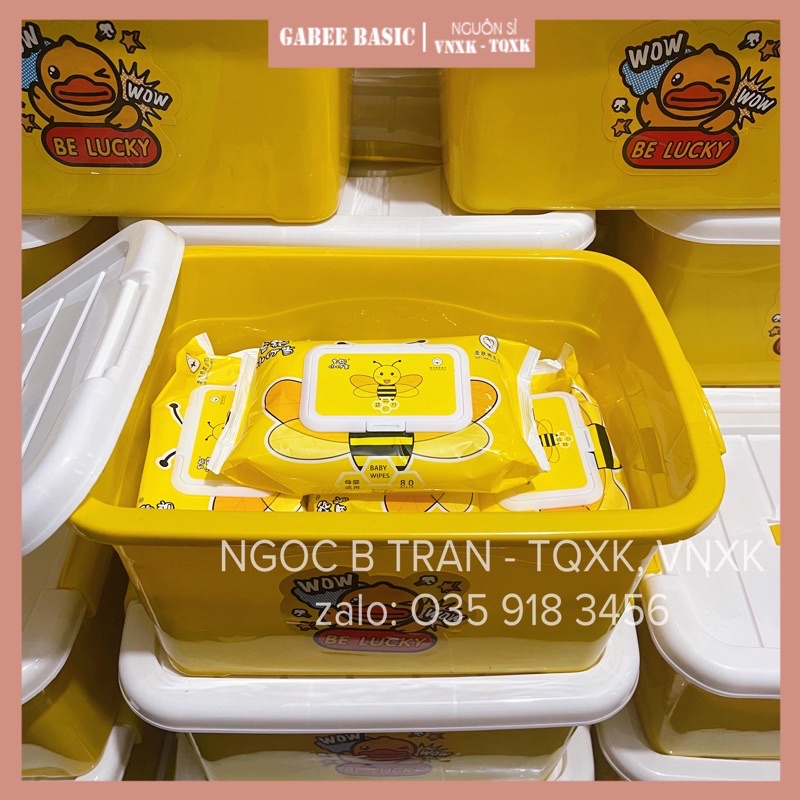 THÙNG 10 GÓI KHĂN ƯỚT VỊT VÀNG DUCK