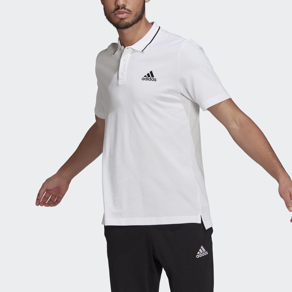 Áo Polo adidas Nam AEROREADY Essentials Piqué Small Logo Polo Shirt Màu trắng GK9221