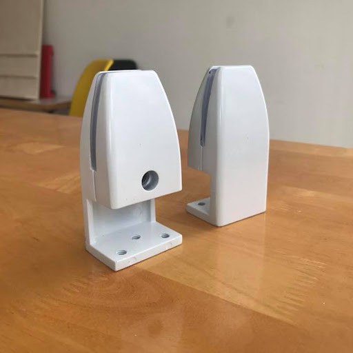 Kẹp vách ngăn , kẹp kính mặt bàn - 1cái