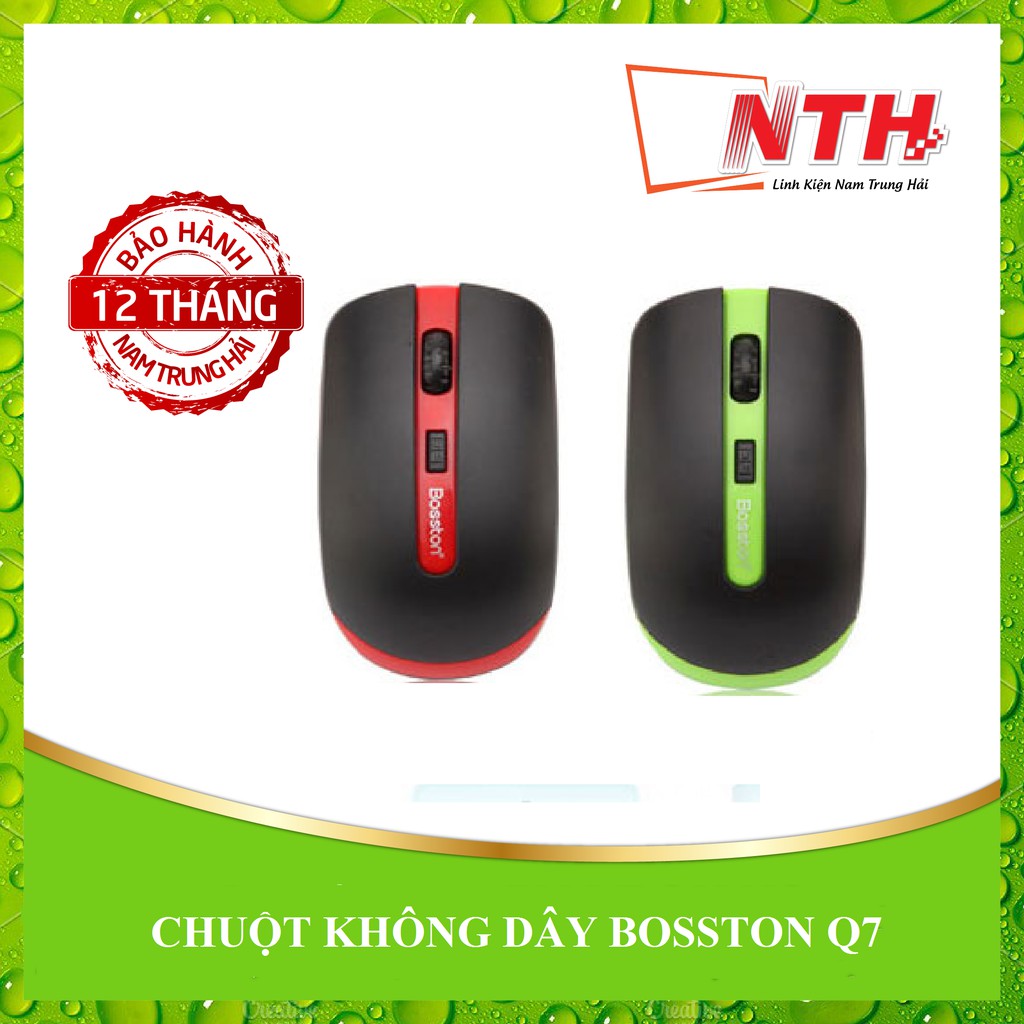 [TẶNG PIN] CHUỘT KHÔNG DÂY BOSSTON/ VISION Q7