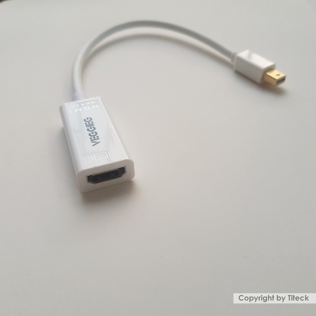 Cáp chuyển đổi Mini Displayport sang HDMI chất lượng 2K chính hãng - Thunderbolt to HDMI Macbook