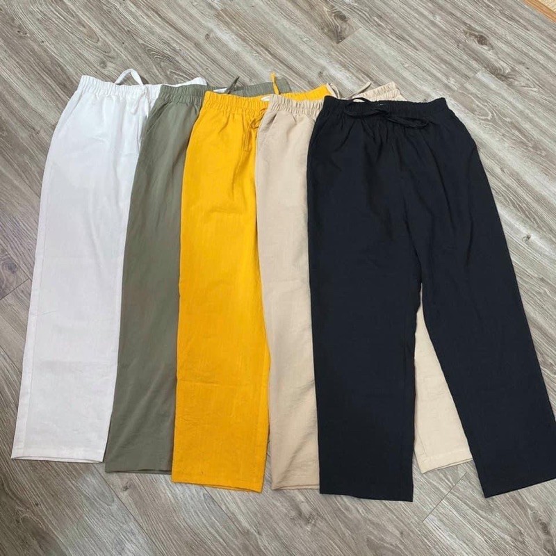 Quần Baggy Đũi Cạp Chun siêu Mát