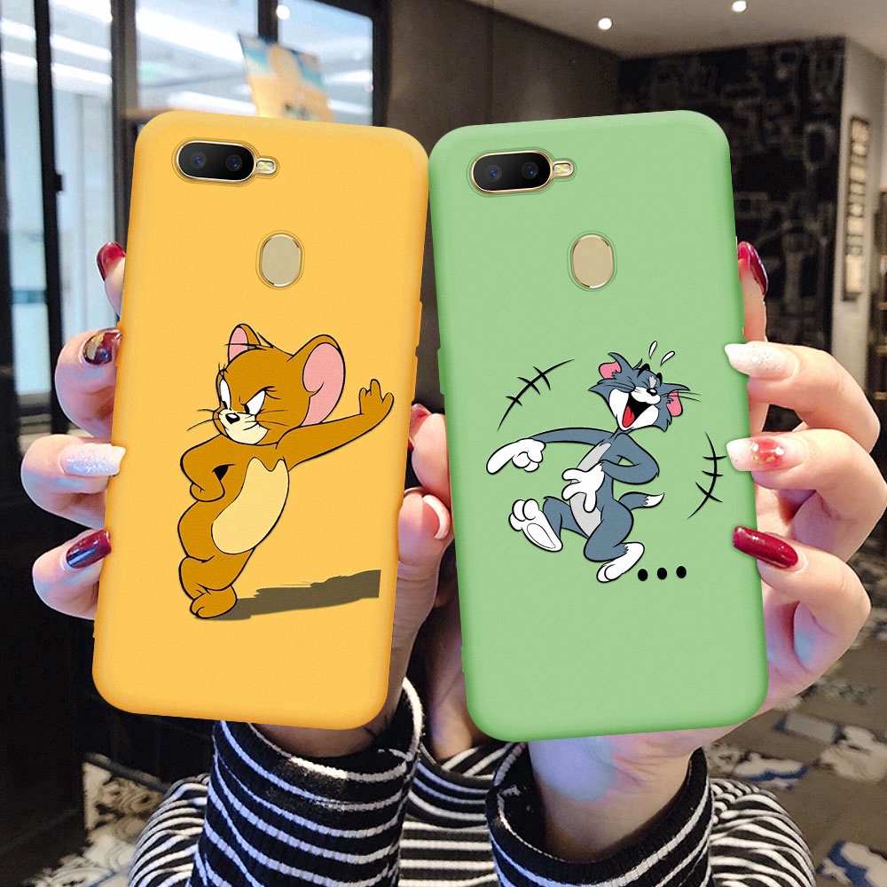 Tom and Jerry Pattern Silicone Case for Xiaomi Mi6X Mi5X Mi8 Mi9 SE MiA3 Lite MiA1 MiA2 Cartoon Painted Cute Shell | BigBuy360 - bigbuy360.vn