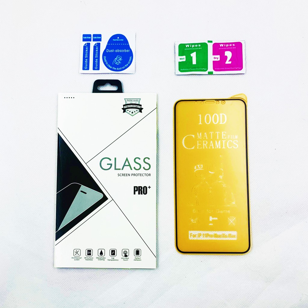 [SIÊU RẺ] Kính Cường lực dẻo Full Màn Iphone 6 Plus --&gt; 12 Promax - Fullbox