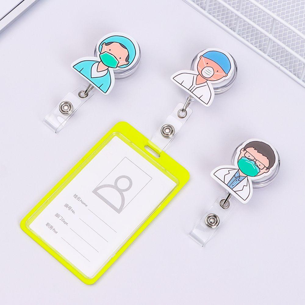Giá Đỡ Đeo Thẻ ID / Huy Hiệu Thiết Kế Nhỏ Gọn Có Thể Thu Gọn Tiện