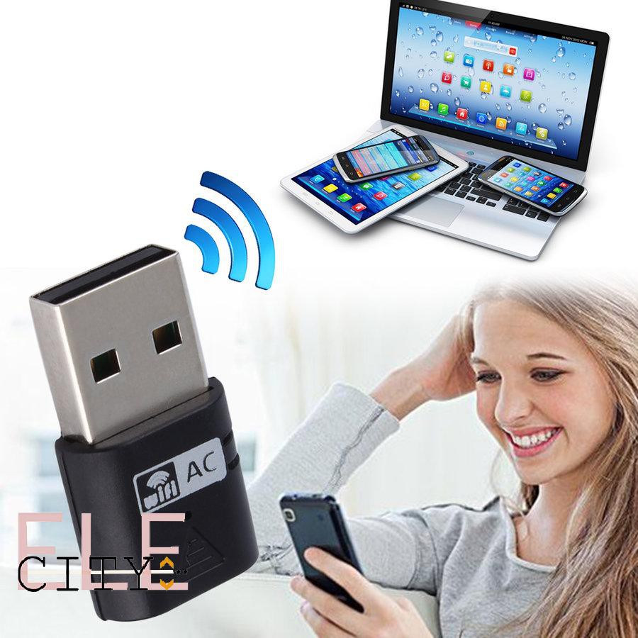 Usb Wifi 17ele 5ghz Ac600M Băng Tần Kép 802.11ac