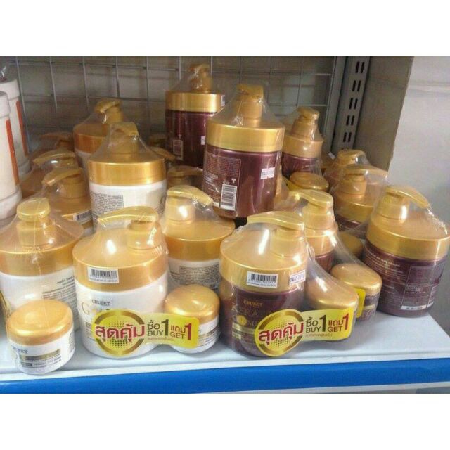 Kem Ủ tóc Cruset Keratin Complex 500ml tặng hũ nhỏ