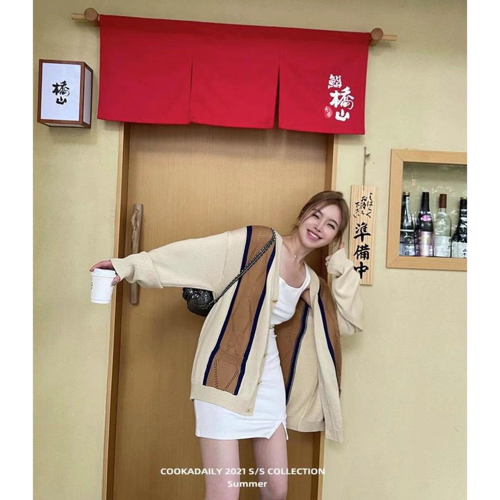 Áo len cardigans dáng rộng