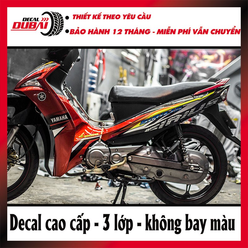 Tem Trùm Sirius Fi Spark Đỏ Đen