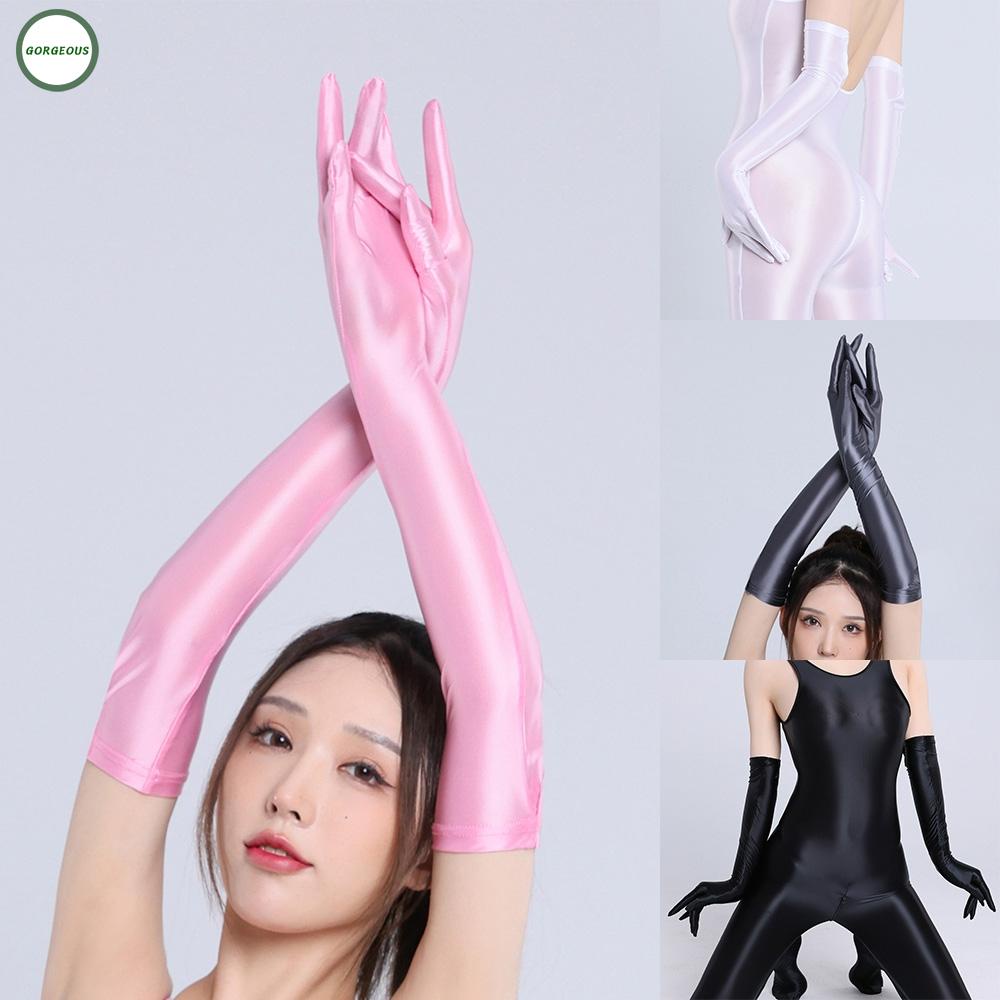 Găng Tay Dài Không Đường May Chất Lượng Cao Cho Nữ