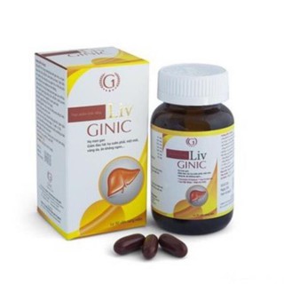 LIV GOLD GINIC Uống để hỗ trợ trong trường hợp viêm gan virus, xơ gan