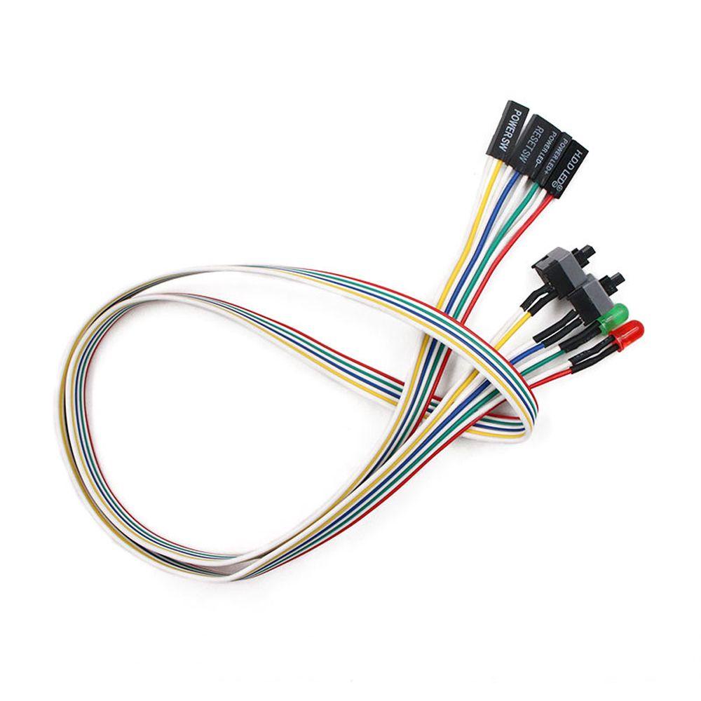 Dây Cáp Nguồn Bo Mạch Chủ AUGUSTINE 68CM Công Tắc Kép Bật / Tắt