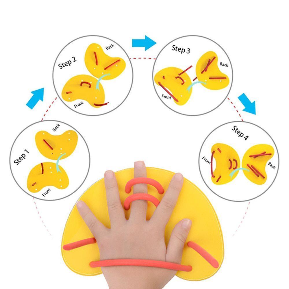 LEILY 1 Cặp Mái Chèo Bơi Lội Chất Lượng Cao