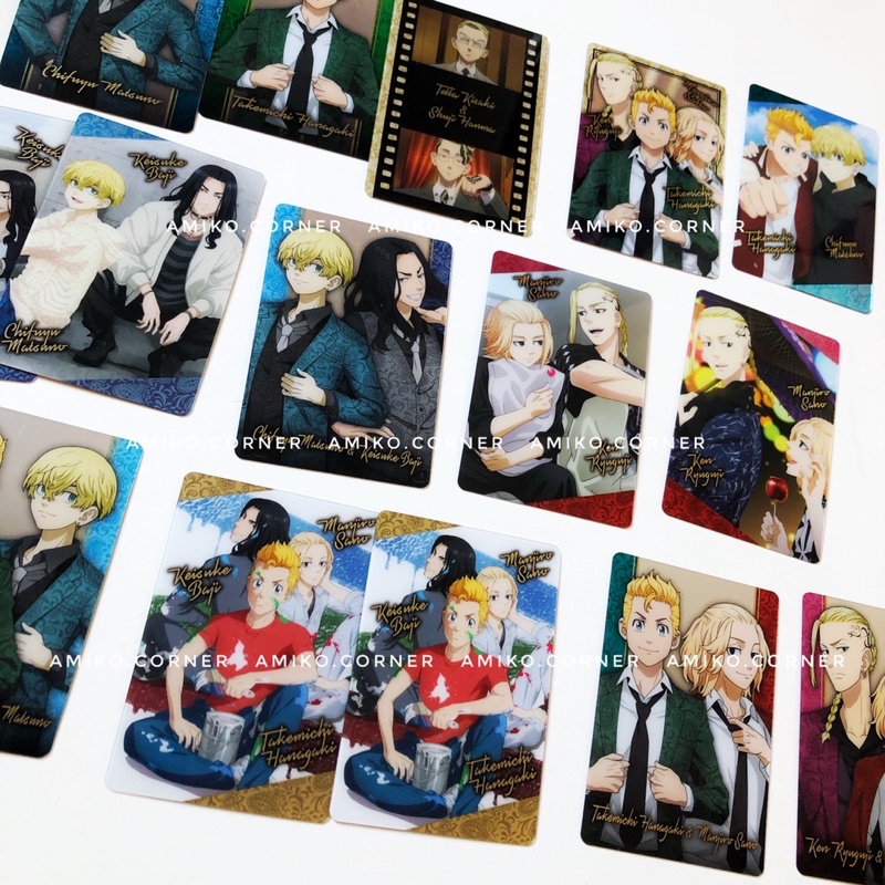 Lẻ card Tokyo revengers metal hàng chính hãng