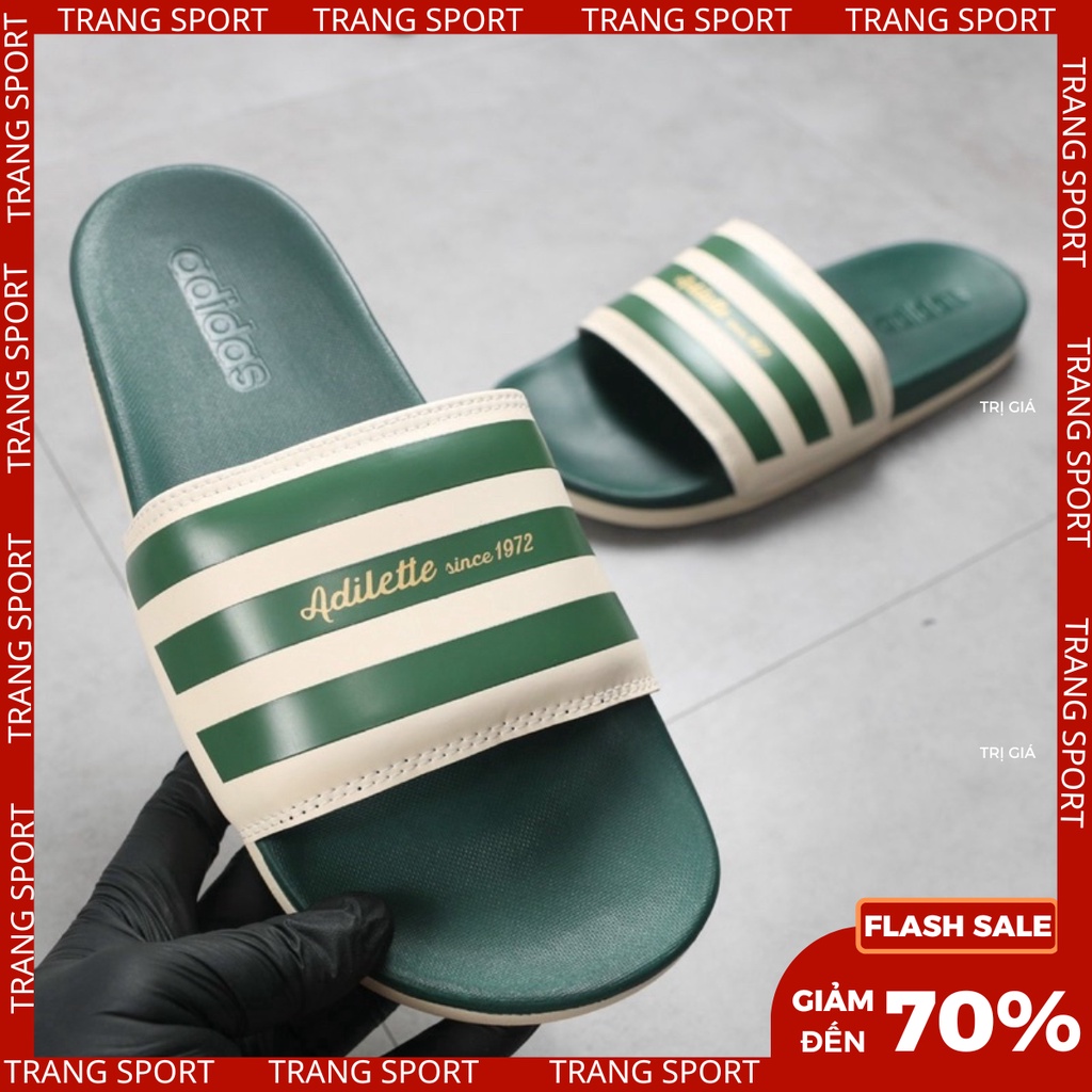 Dép quai ngang adidas plus nệm êm phiên bản 2022 Fullbox