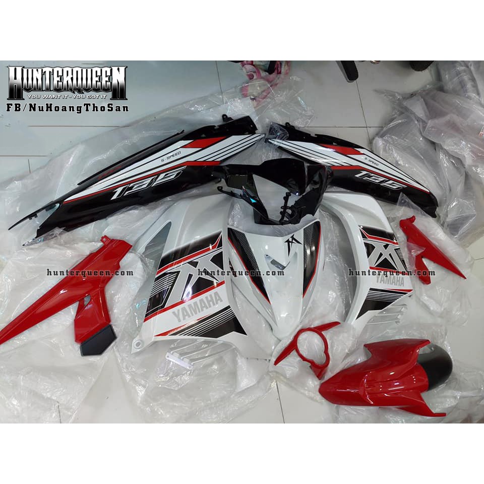 Exciter 2011 MX King - Tem rời, xe đen trắng đỏ - Tùy chỉnh theo yêu cầu - Tem chế chất lượng cao
