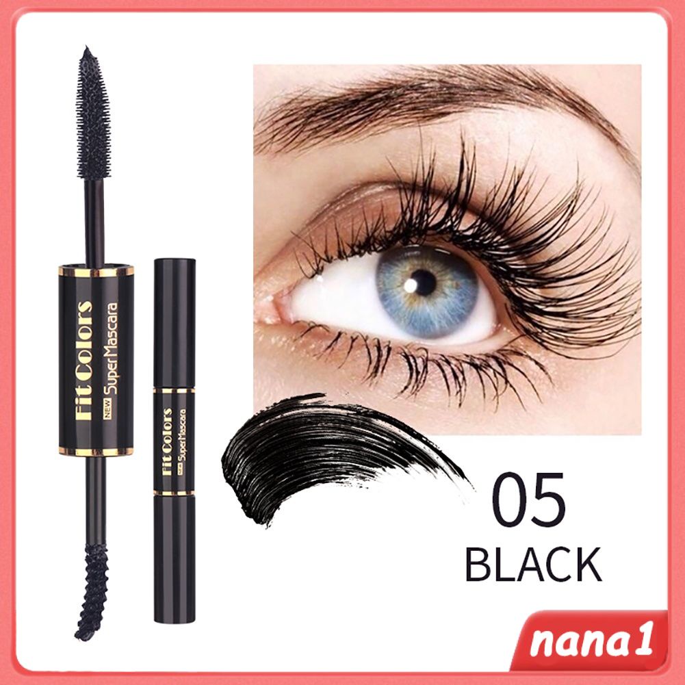 Mascara hai đầu kháng nước không nhòe chuốt mi cong vút và dày hơn với màu sắc ấn tượng
