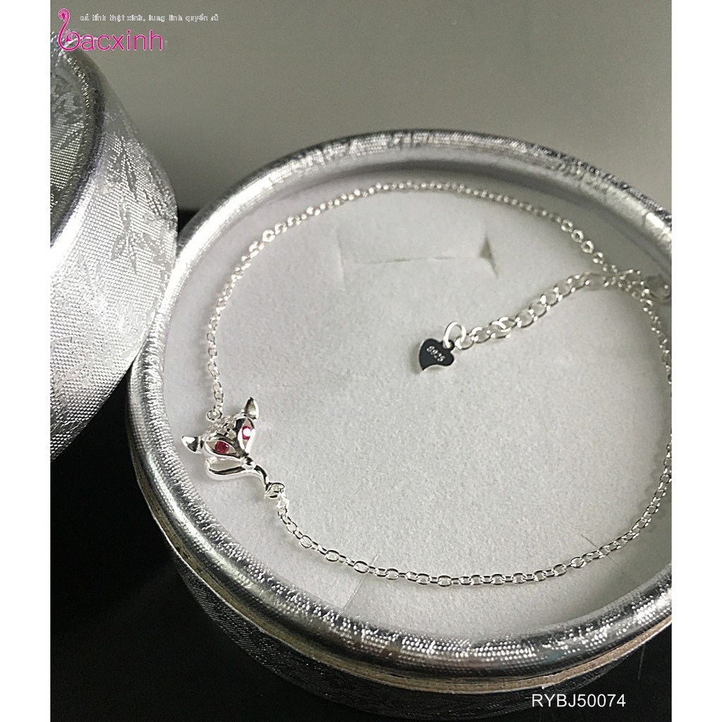 Lắc chân bạc Ý 925 Bạc xinh Huệ Ngân - Hồ ly quyến rũ RYBJ50074 | BigBuy360 - bigbuy360.vn