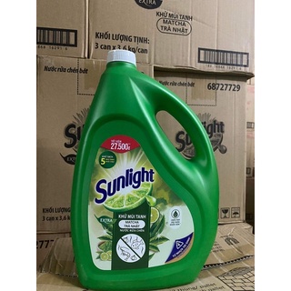 Nước rửa chén Sunlight Can trà xanh 3,6kg matcha trà xanh mâix mới giá mới