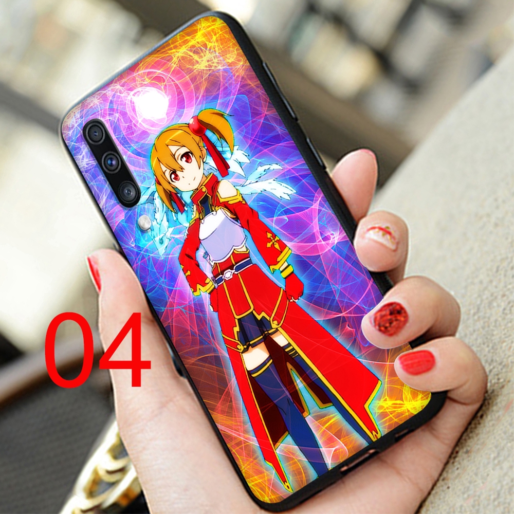 Ốp điện thoại silicon mềm hình anime Sword Art Online II cho Realme X Lite 3 5 Pro 5i XT X2 X50 NO169