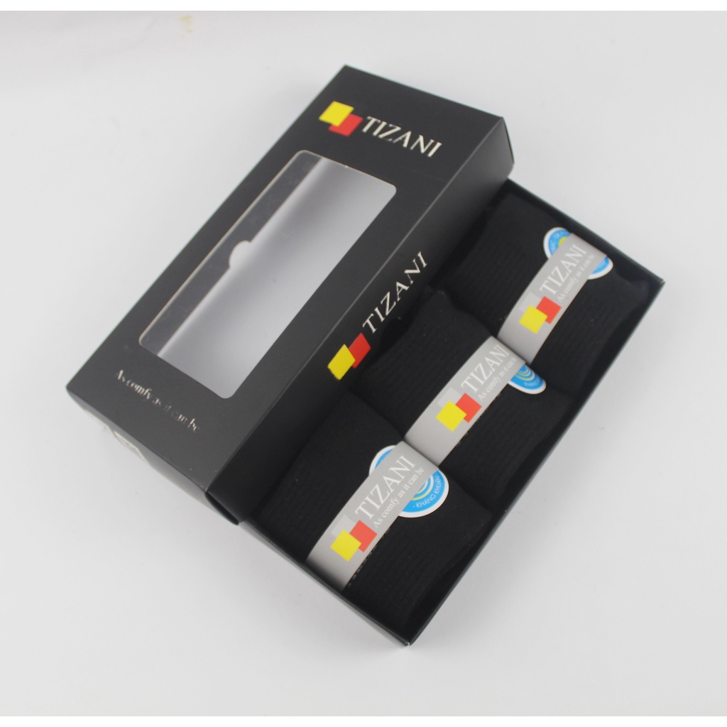 [100% Cotton] Tất nam cổ ngắn khử mùi cực mạnh TIZANI TC-04