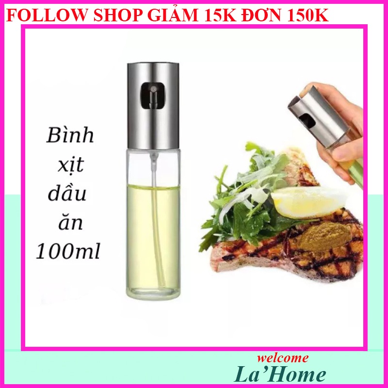 Bình xịt dầu ăn La'Home dạng phun sương cao cấp dung tích 100ml